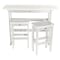 Highwood Usa Lehigh 3pc Bar Height Outdoor Patio Furniture Balcony Set AD-KITBALC2-WHE - alternate 1